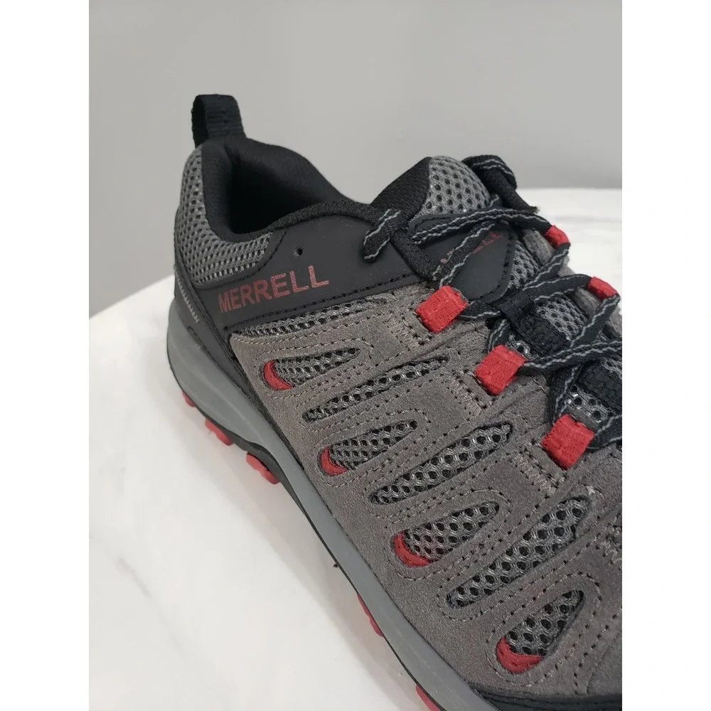 NEW NO BOX 10 WIDE Merrell Crosslander 3 Hiking Shoes Granite Gray Trail J135675